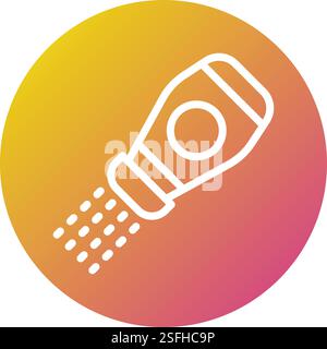 Salt shaker Vector Icon Design Illustration Stock Vector