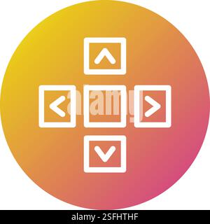 Buttons Vector Icon Design Illustration Stock Vector