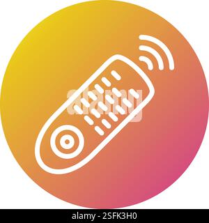 Remote control Vector Icon Design Illustration Stock Vector