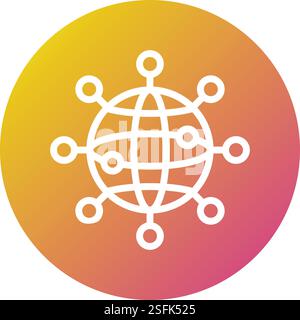 Internet Connection Vector Icon Design Illustration Stock Vector