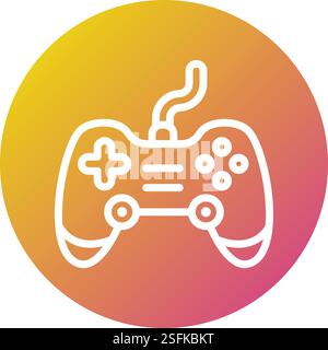 Game controller Vector Icon Design Illustration Stock Vector