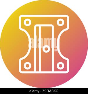 Pencil Sharpener Vector Icon Design Illustration Stock Vector