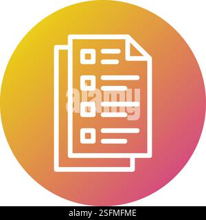Files Vector Icon Design Illustration Stock Vector
