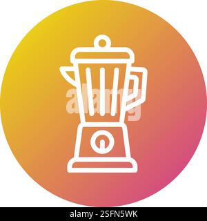Blender Vector Icon Design Illustration Stock Vector