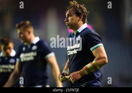 Scotland's Jamie Ritchie after the Guinness Men's Six Nations match at