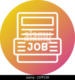 Posting Vector Icon Design Illustration Stock Vector