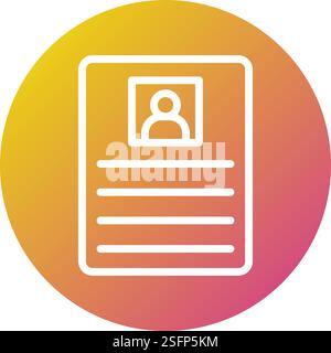 Resume Vector Icon Cv sign Stock - Cv Vector Icon Design Illustration 2sfp5km 