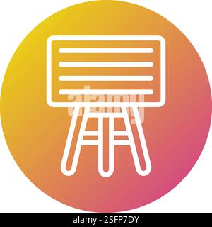 Board Vector Icon Design Illustration Stock Vector