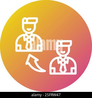 Referral Vector Icon Design Illustration Stock Vector