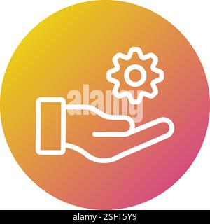 Management Vector Icon Design Illustration Stock Vector
