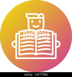 Study Vector Icon Design Illustration Stock Vector
