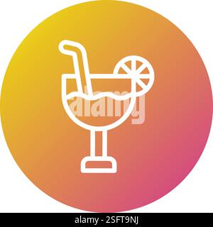Drink Vector Icon Design Illustration Stock Vector