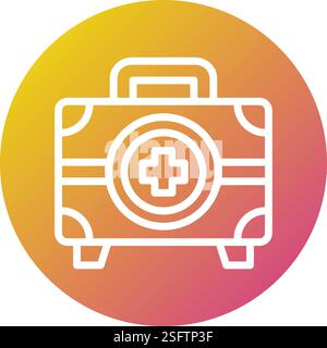 Medical Box Vector Icon Design Illustration Stock Vector