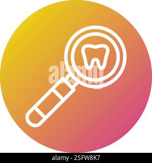 Search Vector Icon Design Illustration Stock Vector