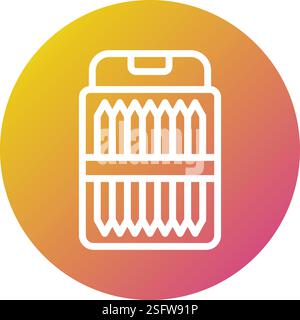 Toothpick Vector Icon Design Illustration Stock Vector