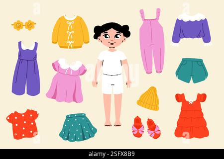 slim fit dress slacks Dress-Up Girls Paper Dolls - Magical Fairs