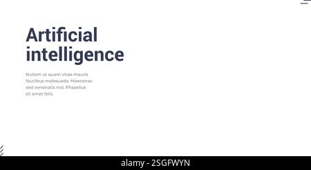 Artificial intelligence powered code generation. Surrounding elements enhance the digital theme, innovation in programming. Line art isometric web ban Stock Vector