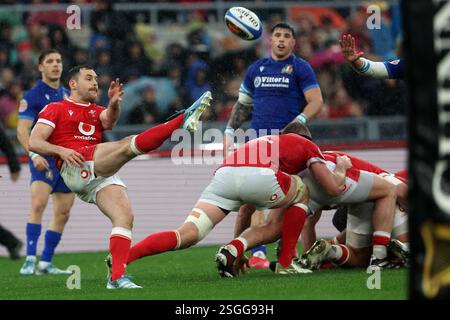 Wales' Tomos Williams during the Guinness Men's Six Nations match at ...