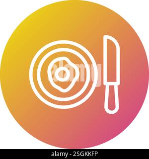 Breakfast Vector Icon Design Illustration Stock Vector
