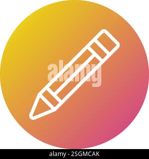 Pencil Vector Icon Design Illustration Stock Vector