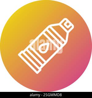 Paint Tube Vector Icon Design Illustration Stock Vector