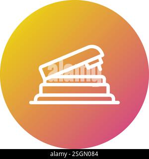 Stapler Remover Vector Icon Design Illustration Stock Vector