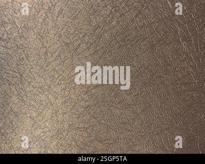 Close up of leather fabric texture in grey bronze color. Seamless bronze leather veins background texture. Stock Photo