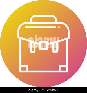 Business Bag Vector Icon Design Illustration Stock Vector