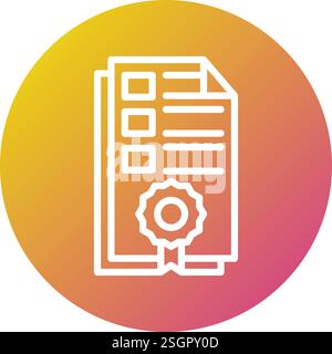 Important Documents Vector Icon Design Illustration Stock Vector
