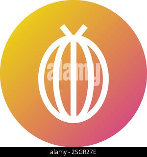 Gooseberry Vector Icon Design Illustration Stock Vector