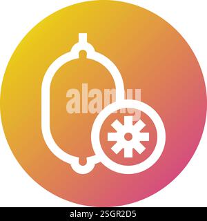 Kiwi Vector Icon Design Illustration Stock Vector