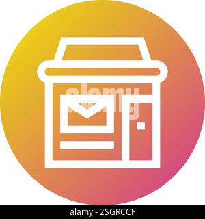 Cargo Post Office Vector Icon Design Illustration Stock Vector