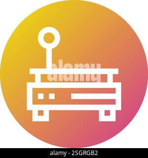 Weight Scale Vector Icon Design Illustration Stock Vector