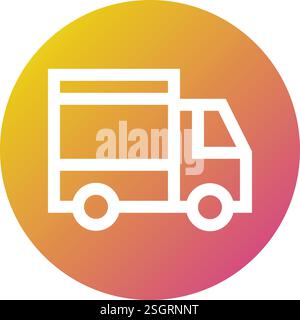 Food Delivery Vector Icon Design Illustration Stock Vector