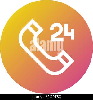 Customer Call Ser Vector Icon Design Illustration Stock Vector