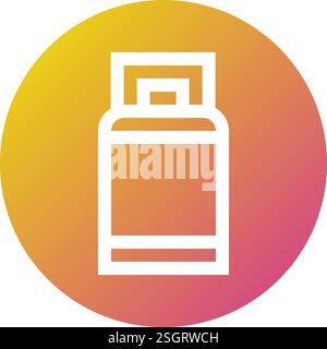 Tiffin Vector Icon Design Illustration Stock Vector