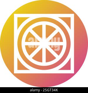Pizza Box Vector Icon Design Illustration Stock Vector