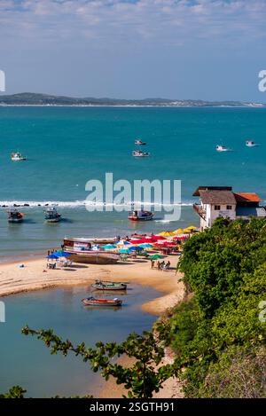 Scenic View of Baía Formosa Beach, Rio Grande do Norte, Brazil on ...