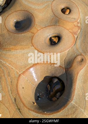 rock formation of erosion Stock Photo