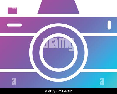 Photo camera Vector Icon Design Illustration Stock Vector