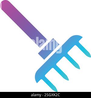 Pitchfork Vector Icon Design Illustration Stock Vector