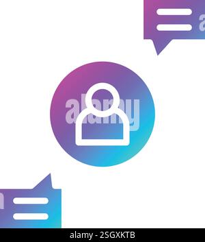 Social Media Vector Icon Design Illustration Stock Vector