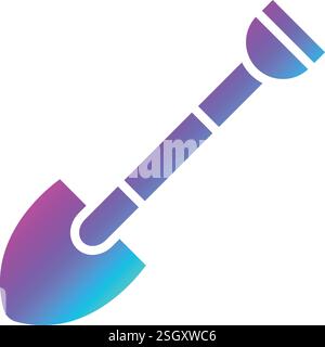 Shovel Vector Icon Design Illustration Stock Vector