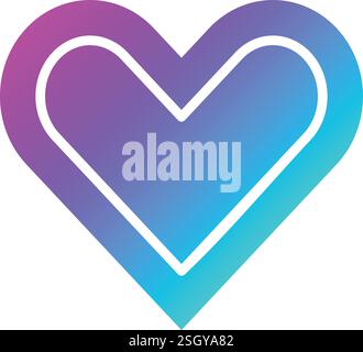 Love Vector Icon Design Illustration Stock Vector