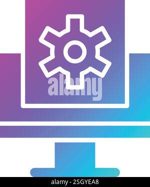 Web Optimization Vector Icon Design Illustration Stock Vector