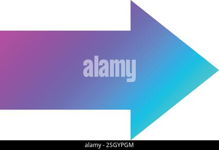 Right arrow Vector Icon Design Illustration Stock Vector