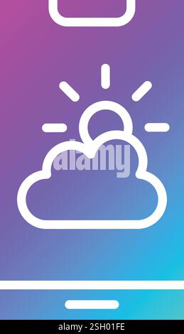 Weather Vector Icon Design Illustration Stock Vector