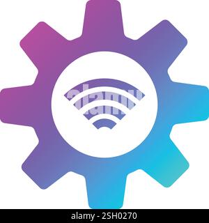 Gear Vector Icon Design Illustration Stock Vector