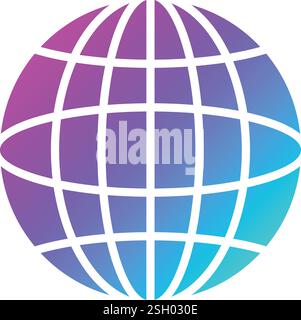 Global Communications Vector Icon Design Illustration Stock Vector