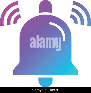 Bell Vector Icon Design Illustration Stock Vector